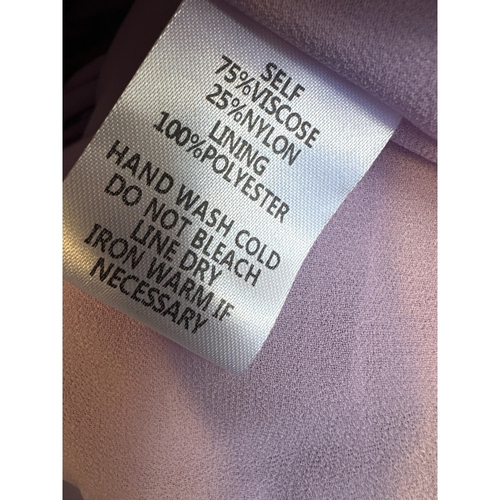 Molly Green Andrea Babydoll Dress Lavender Puff Sleeve Smocked Mini XS Coquette - Picture 10 of 16